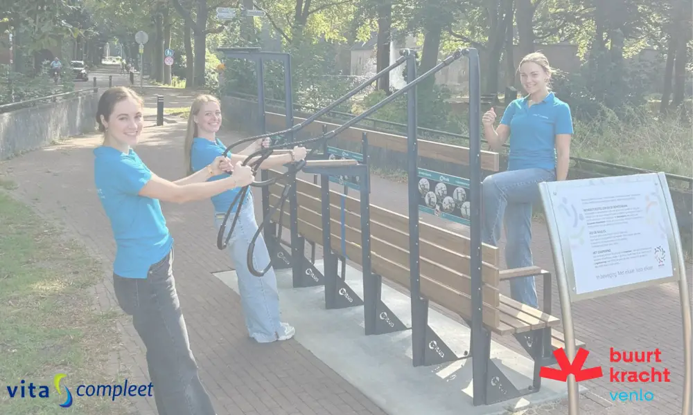 Sportief bij de beweegbank